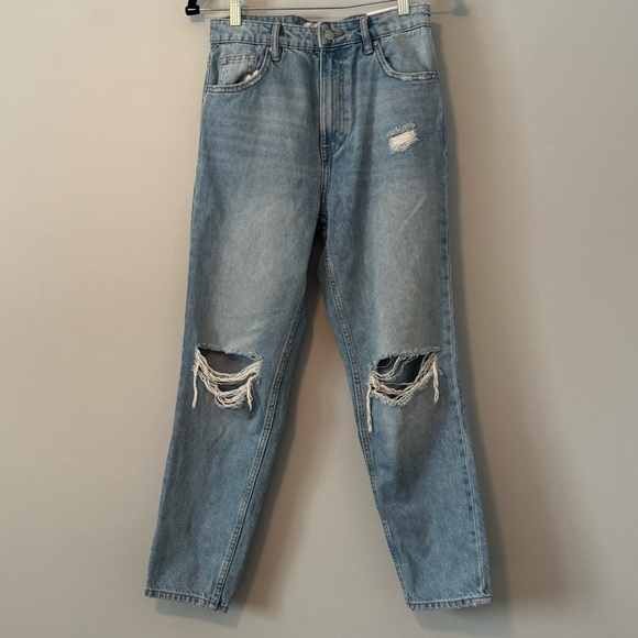 Zara Denim - Zara Classic Mom Jean Ankle Length